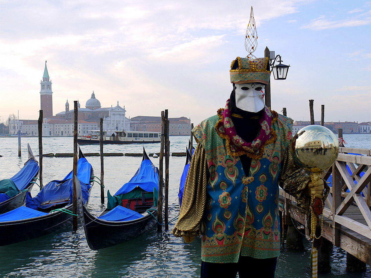 Venice gondolas